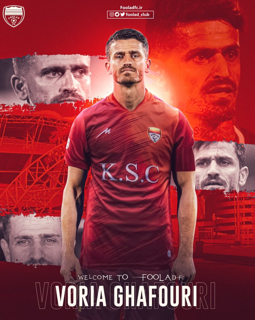 .
خوش آمدی به باشگاه بزرگ فولاد 
😍💛❤️