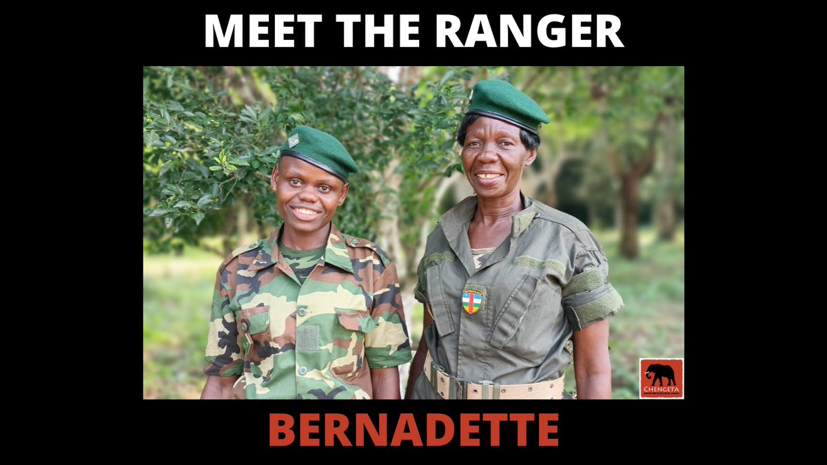 MEET THE RANGER: PART 4 - BERNADETTE. A champion for female rangers, she is proud to see that they have been integrated into the unit as she believes women have much to offer to the protection of the environment. Support our work this #WorldRangerDay: 
 bit.ly/3vEs95B