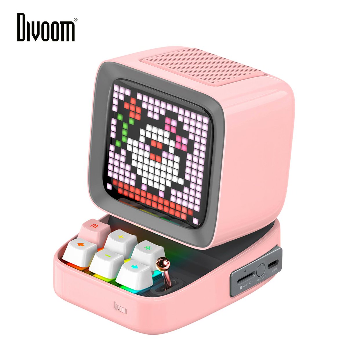 Pixel Art LED Display Retro Bluetooth Portable Speaker Alarm is now under $90! Get it today at zenstunner.com/pixel-art-led-… #portable  #surroundsound #hifiaudio #wireless #hifisound  #speakerbluetooth #speaker #gamer #gaming #pixel #pixelart #pixelart #alarmclock #alarmsystem