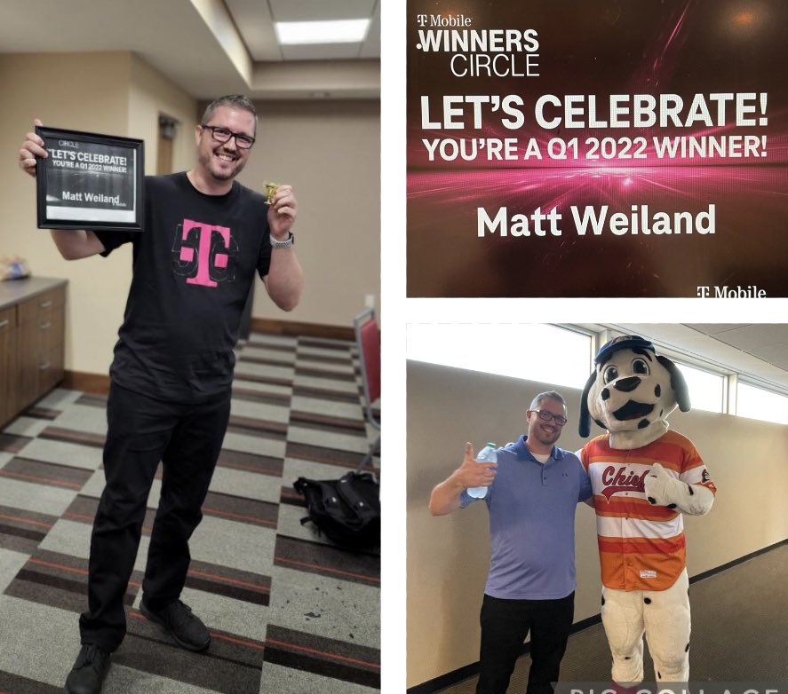 Celebrating <a href="/mattweiland815/">Matthew Weiland</a> on Winning Winners Circle!! #BeastMode  Congratulations!!
<a href="/tglover187/">Terrance Glover</a> <a href="/pedrobyers1/">Pedro Byers</a> <a href="/Cunningham_STL/">Chris Cunningham</a>