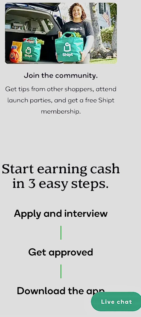 SweepsMasters's tweet photo. RT Become #Shipt Shopper N Delivery driver 2 earn cash Since U were referred U’ll get a $50 #Bonus after completing 30 orders in 40 days from Activation when U sign up with Link at> https://t.co/OYsmOcFuzA
Good luck every1!
#SideGigs
#BonusCash
#FreeTshirt
#AppsThatPay
#GetTips https://t.co/HaIKcp01rD