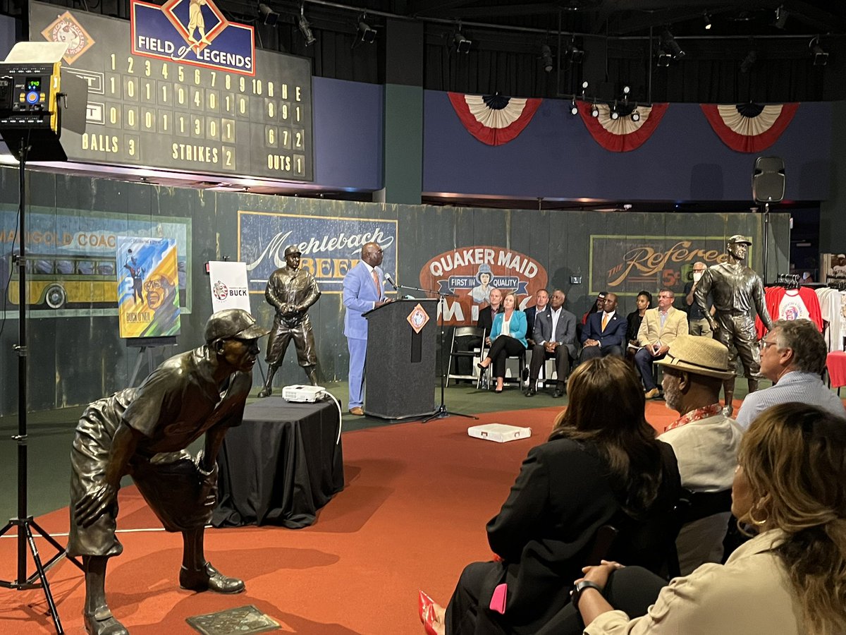 Happening Now: National Baseball Hall of Fame Induction of the <a href="/NLBMuseumKC/">Negro Leagues Baseball Museum</a>’s beloved co-founder, and longtime Chairman, Buck O'Neil + kick off a new campaign honoring the baseball legend! #KansasCity