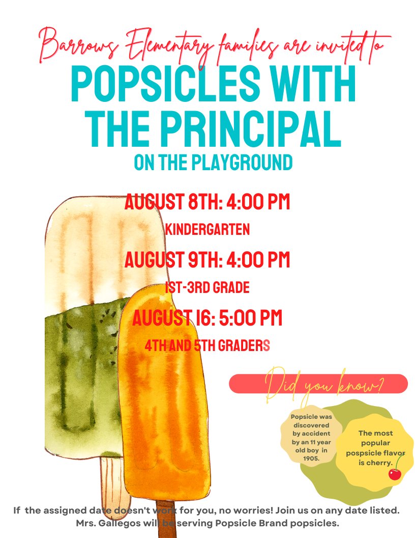 Add this to your calendar! I'm looking forward to meeting our Shining Stars!