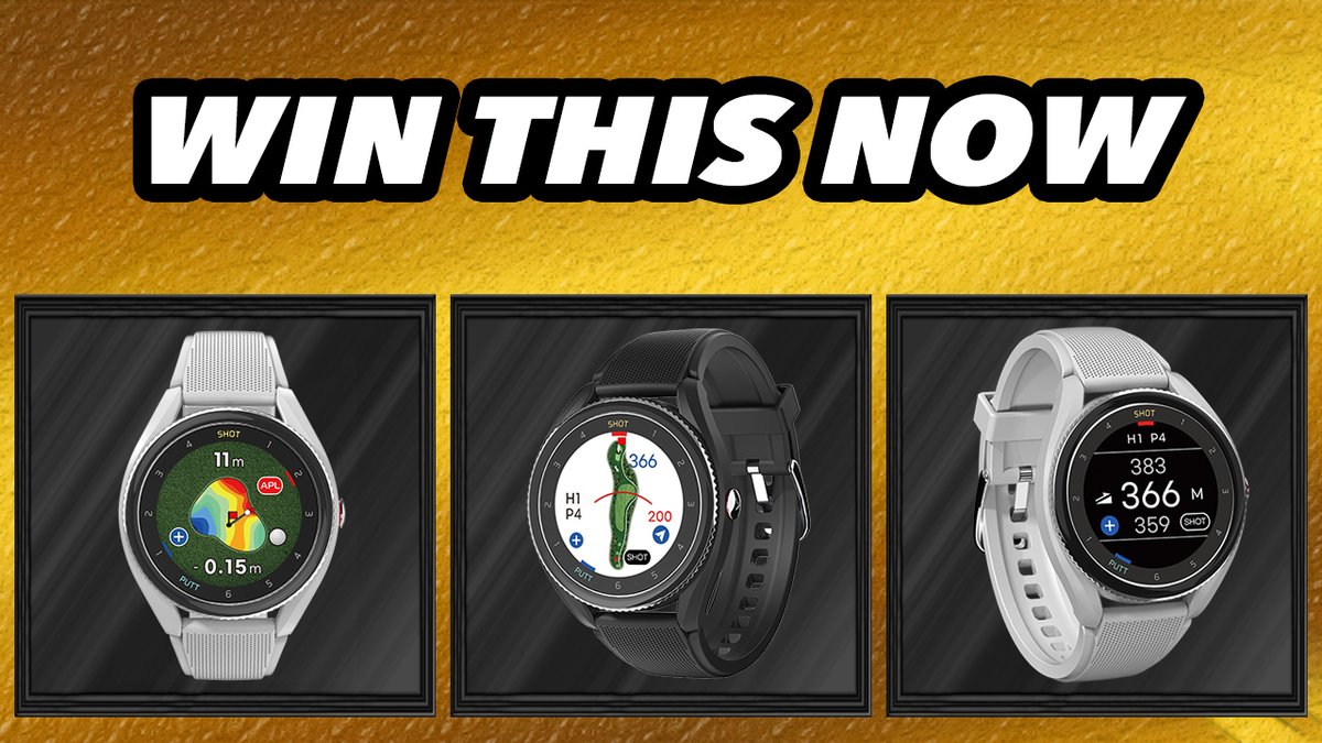 🚨NEW CONTEST🚨 Win the AMAZING T9 GPS Watch! ☑️ Follow @THPGolf ☑️ RT this Tweet ☑️ Reply with if you want Black or Grey