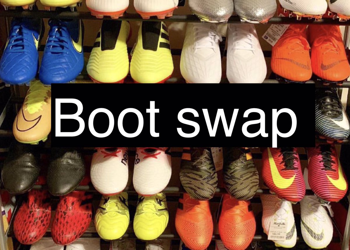 Cargin_Gac's tweet photo. @Cargin_Gac Boot swap: If you or your child has outgrown their football boots give them a quick clean and leave them with the laces tied together on the bench on the main corridor. If you need a new pair just take your sizeโฆ ๐ We take good quality boots of all sizes! #bootswap https://t.co/wRHTd1ppRQ