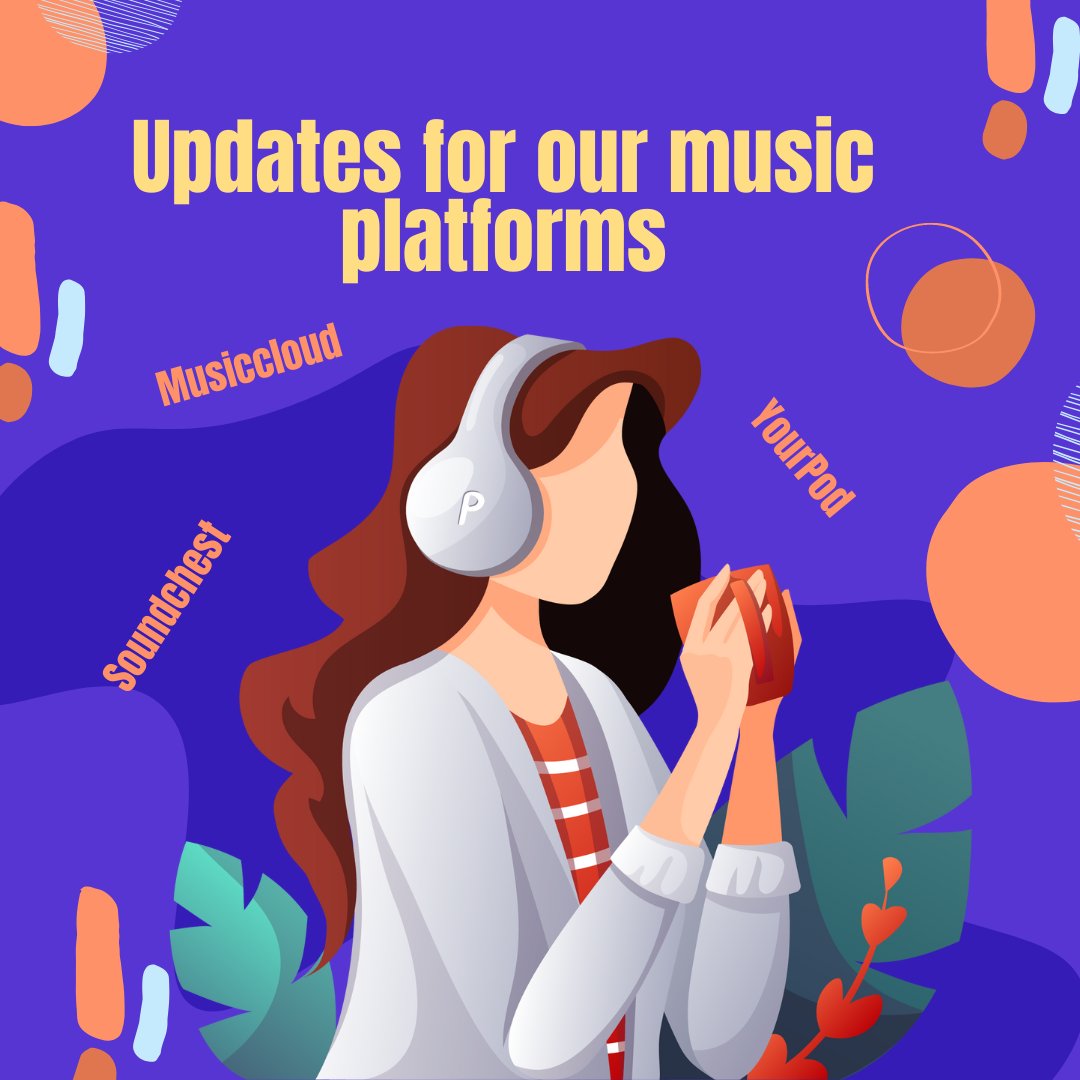 linkspreed's tweet photo. We are #releasing 🚀 a new #update 🌱 for #Soundchest, 🧡 #Musiccloud 🤌 and #YourPod very soon. https://t.co/xiZafiZoaA