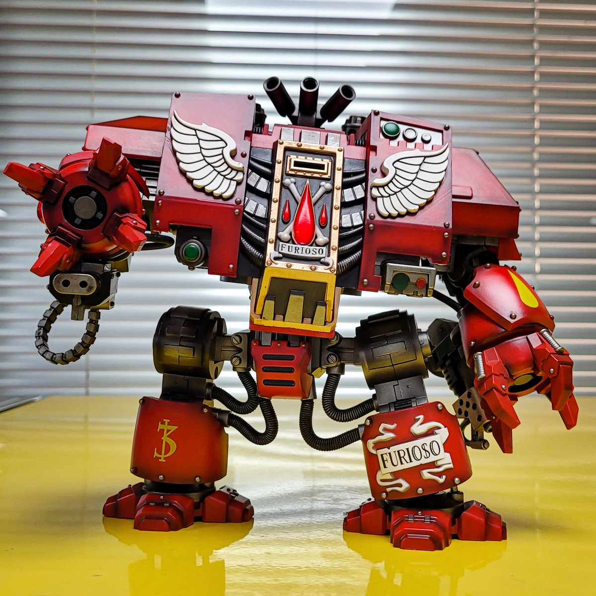 Kikastore2's tweet photo. JOYTOY Warhammer 40K Blood Angels Furioso Brother Samel Dreadnought 1/18 Scale Figure😊
🛒https://t.co/WogkGNvNo0
#joytoy #warhammer40k #Blood #gift #shop #actionfigure #brother #mech #toy https://t.co/HxOpf9LbYz