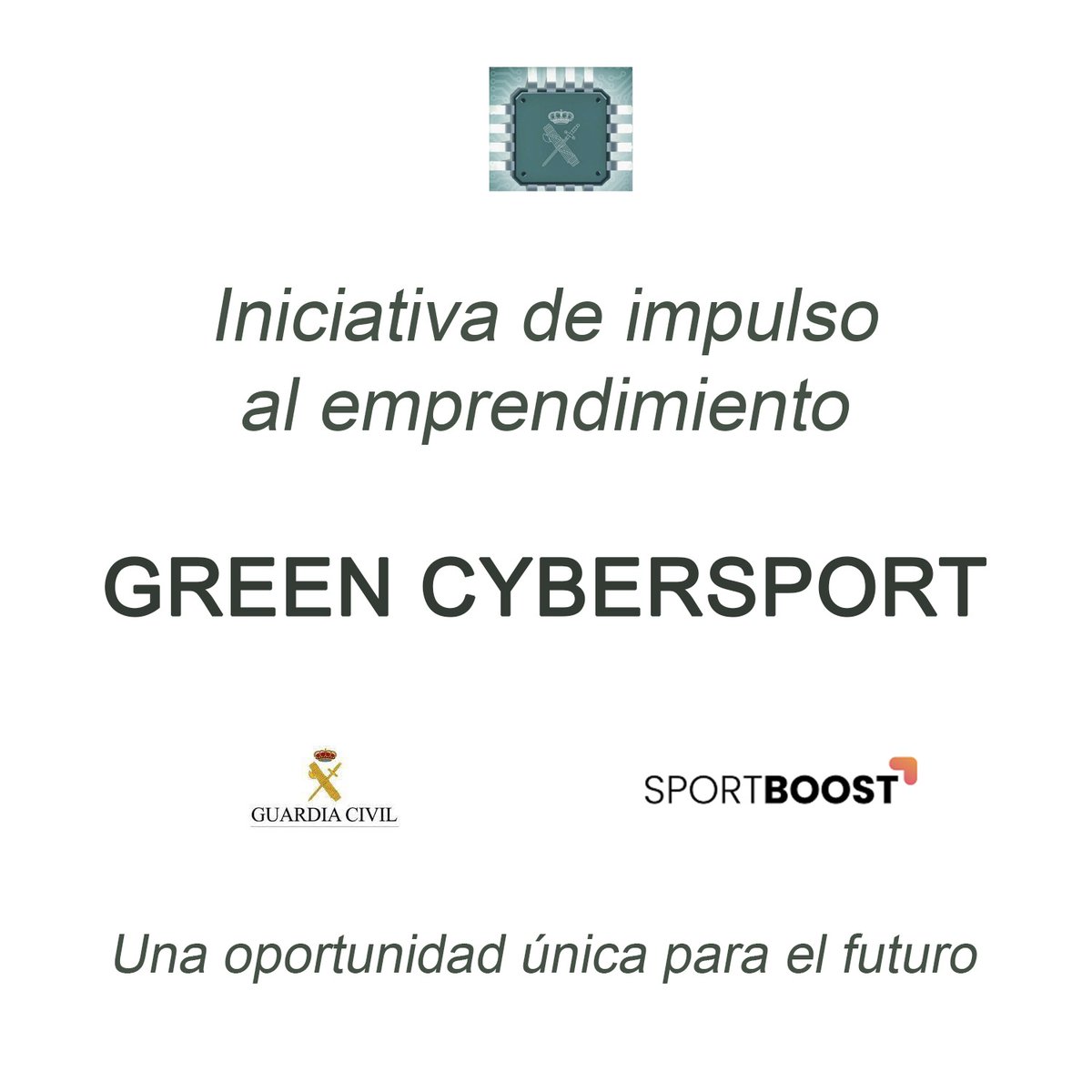 es_ncl's tweet photo. A través de #GreenCyberSport los semifinalistas de la #IVNationalCyberLeagueGC podrán presentar un proyecto de emprendimiento con la posibilidad de convertirse en una Startup. Más información en 👇
https://t.co/l2P9XcPsaN

 Es una iniciativa de @guardiacivil y @SportBoostHub https://t.co/kDgxfs3bj2