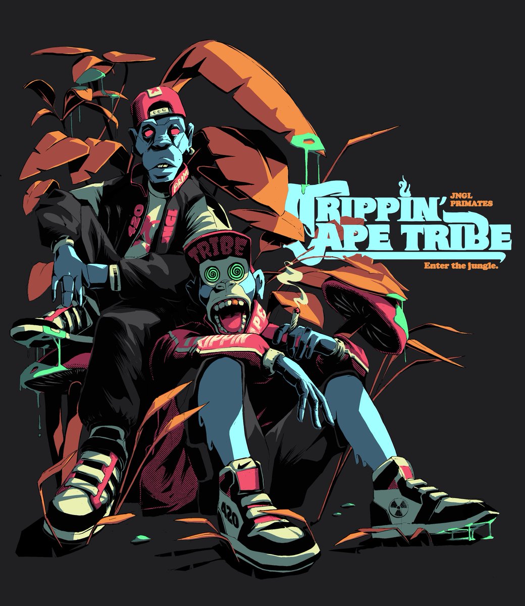 Primates🌿 (@primatesnft) on Twitter photo 🍄OUR BROTHERS AT <a href="/TrippinApeNFT/">Trippin’ Ape Tribe</a> HAVE ENTERED THE JUNGLE🍄
🌀DON'T TRIP TOO HARD WHEN YOU SEE THE PIECES WE COLLABORATE ON FOR PRIMATES FASHION🌀 🍄OUR BROTHERS AT <a href="/TrippinApeNFT/">Trippin’ Ape Tribe</a> HAVE ENTERED THE JUNGLE🍄
🌀DON'T TRIP TOO HARD WHEN YOU SEE THE PIECES WE COLLABORATE ON FOR PRIMATES FASHION🌀