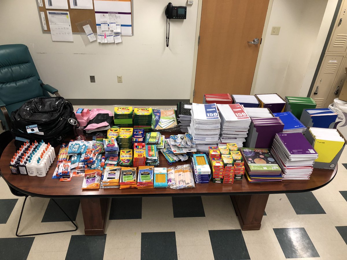 Hillcrest Cancer Center is off to a great start supporting the CCF school supply drive. We challenge every cancer center to beat us  <a href="/DrJohnSuh/">John Suh</a> <a href="/jamecancerdoc/">Jame Abraham, MD, FACP</a>