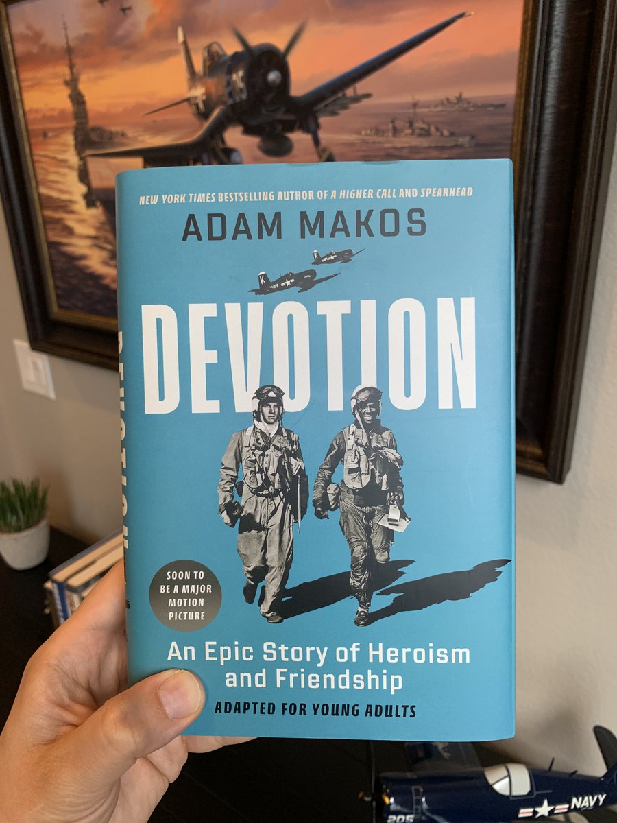 AdamMakos's tweet photo. I’m proud to announce that the Young Adult version of “Devotion” is here! Written for kids age 12+, this tells the same story but a little faster and with less violence. Know any kids who would benefit from this?
⁣
@DelacortePress⁣
@GetUnderlined⁣
@RHCBEducators https://t.co/KqcoBFtTCw
