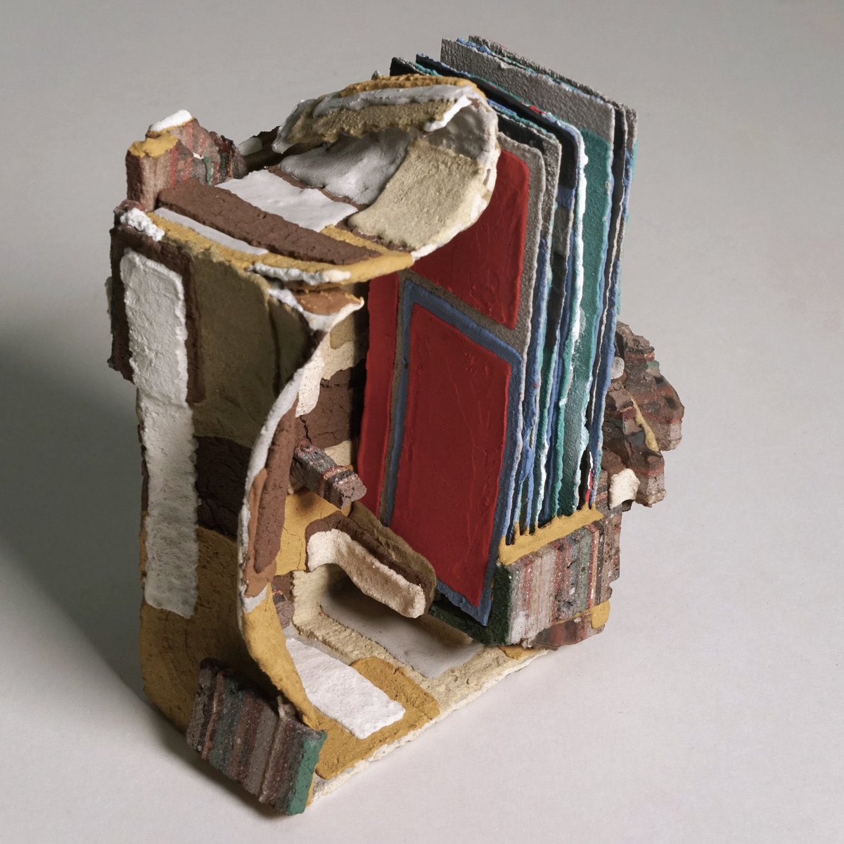 The Topology of the Structure of Ghosts No.2, 2018
soil, weathered stone powder, acrylic paint.
13×10.5×7.5cm
-
Xiguan Lei 
-
#artepovera #landart #conceptualart #processart #minimalism #abstractart 
-
#art #sculpture #contemporaryart #installationart #artist #xiguanlei #習關磊