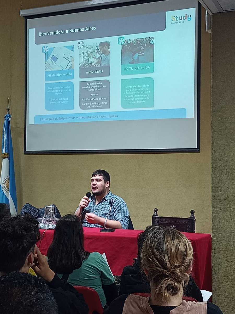 usaldci's tweet photo. 🎉En el día de hoy, se realizó la orientación de los estudiantes internacionales que cursarán en la #USAL durante el 2ª semestre

👏Agradecemos a Study Buenos Aires, a los asesores de las distintas Facultades y a quienes participaron del encuentro que se realizó en @usaljuridicas https://t.co/tef12rdcdi