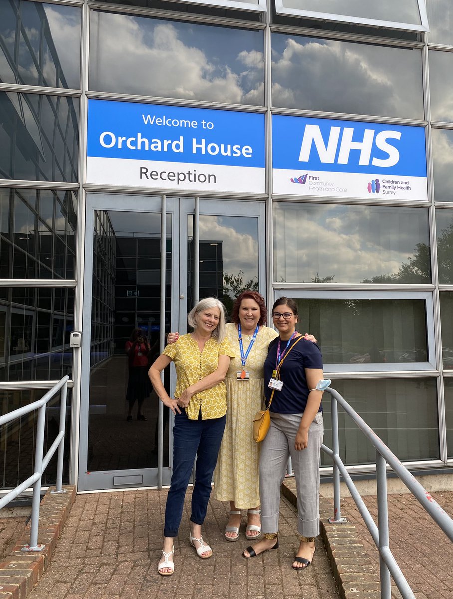 Great afternoon visiting the new Children’s hub ‘Orchard House’ in Salfords. A great facility for @1stchatter <a href="/CFHS_Surrey/">Children & Family Health Surrey</a> to meet needs of local children and families. <a href="/JayneWh18342606/">Jayne White</a> <a href="/anitalamb20/">anita lamb</a> <a href="/HelenCo16061925/">Helen Cook</a> <a href="/trudymills/">Trudy</a>