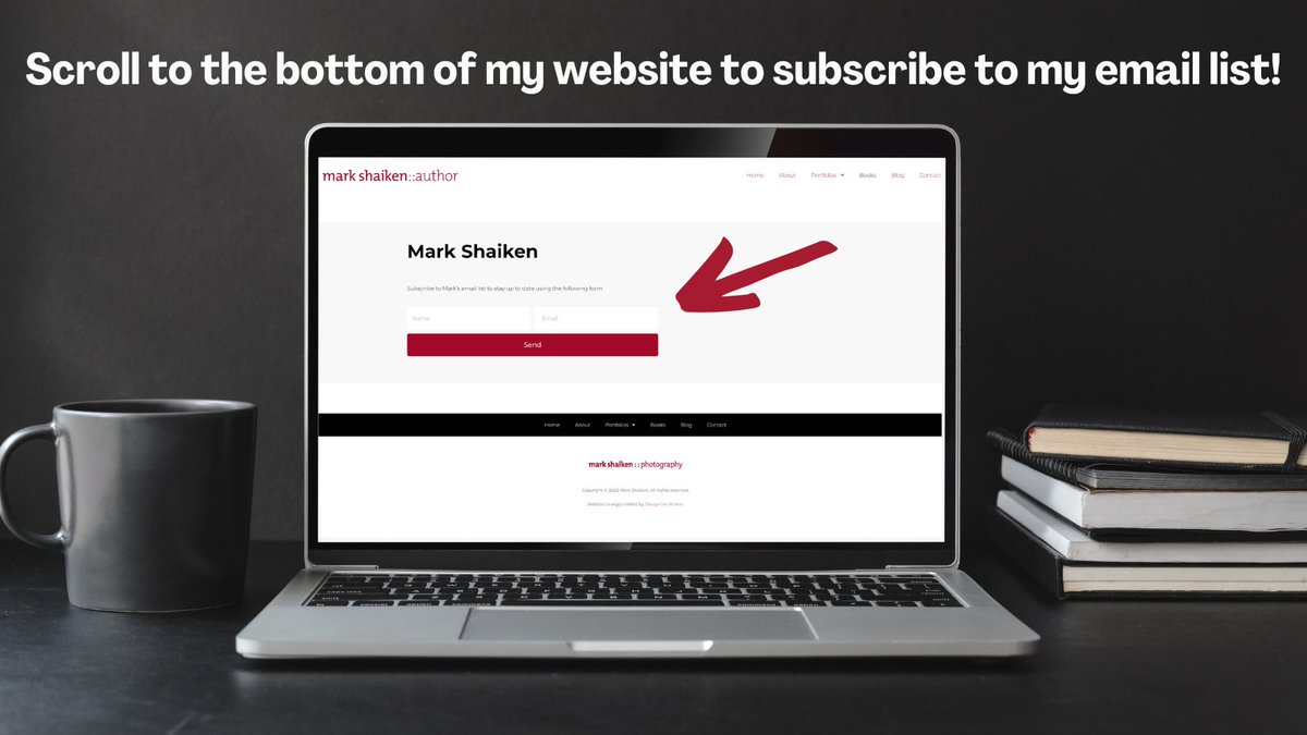 On occasion, I send email alerts to my subscribers. It’s now super easy to sign up! Please scroll down to the bottom of my page &amp; fill in your name &amp; email to subscribe. You will then hear the latest on my books &amp; what I am up to. - bit.ly/3QmrygP
#StayConnected #Author