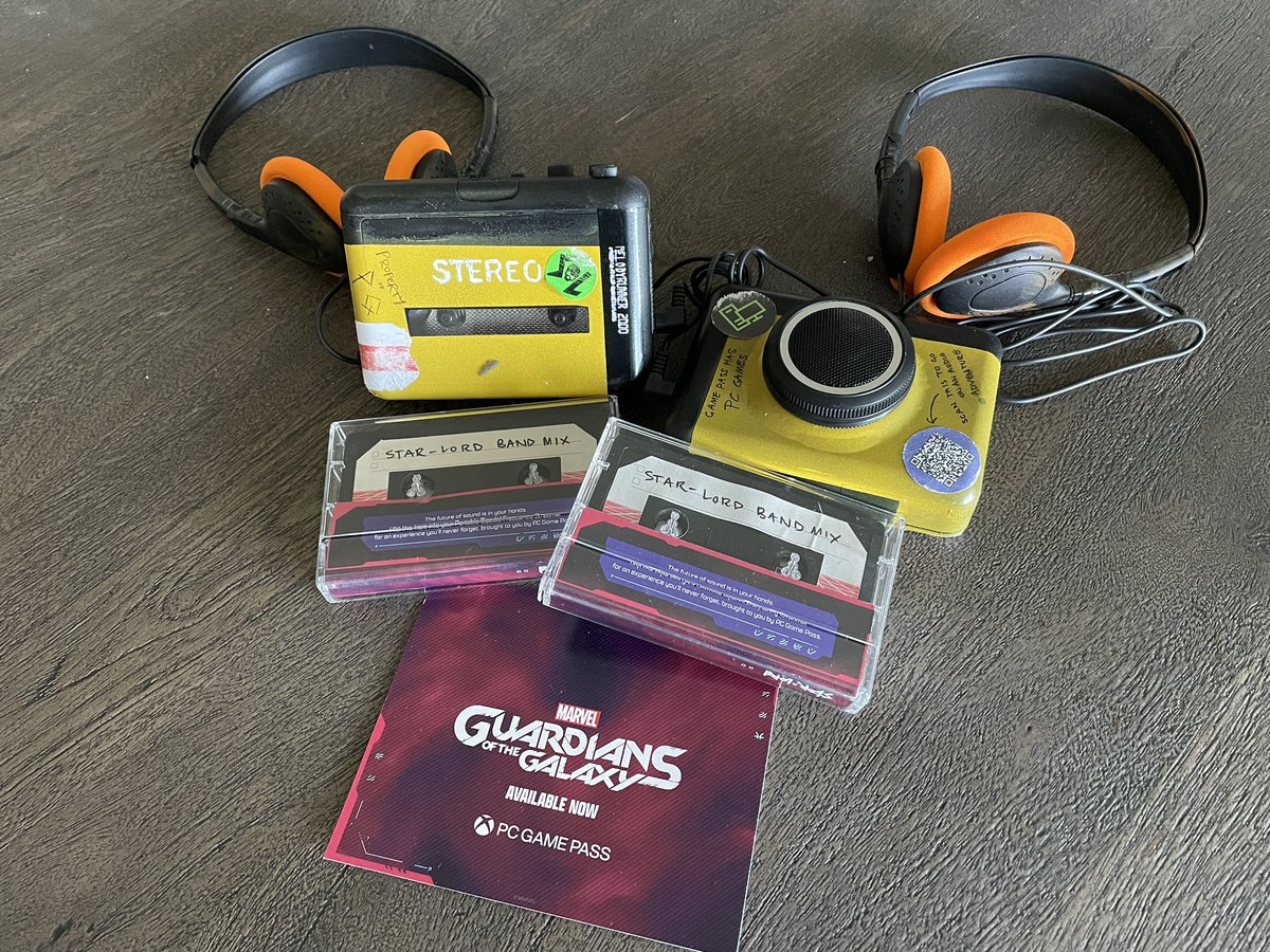 jeffbrutlag's tweet photo. Oooooh this package I received from @Xbox to celebrate Guardians of the Galaxy coming to @XboxGamePassPC is CUTE 😍 #PCGP https://t.co/zDxqLh4PaP