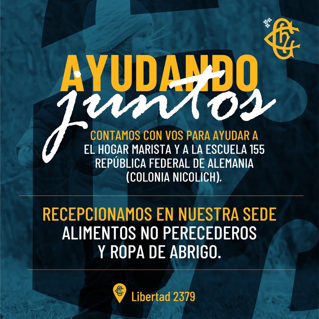 champagnatclub's tweet photo. Mañana les pedimos a todos quienes vayan al RCU que lleven un 1kg de arroz, fideos, lentejas o cualquier otro alimento no perecedero.

Nos ayudan un montón para ayudar a la Escuela 155 de Colonia Nicolich y al Hogar Marista.

Contamos con el apoyo de todos!

Muchas gracias! https://t.co/0PpBfzOFSd