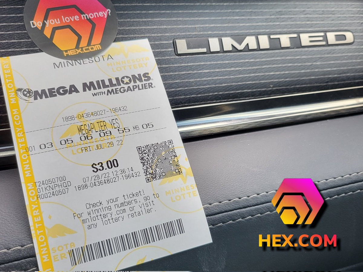 HEX_merch's tweet photo. Okay #Hexican friends. I grabbed our lucky numbers:

3 6 9 5 55 and 5

If the #MegaMillions #jackpot hits tonight. I'll take every penny after taxes, fees, etc. and inject the entire stack into $HEX and divide it out with every single person that retweets this BEFORE the drawing! https://t.co/NLwcPdXNtH