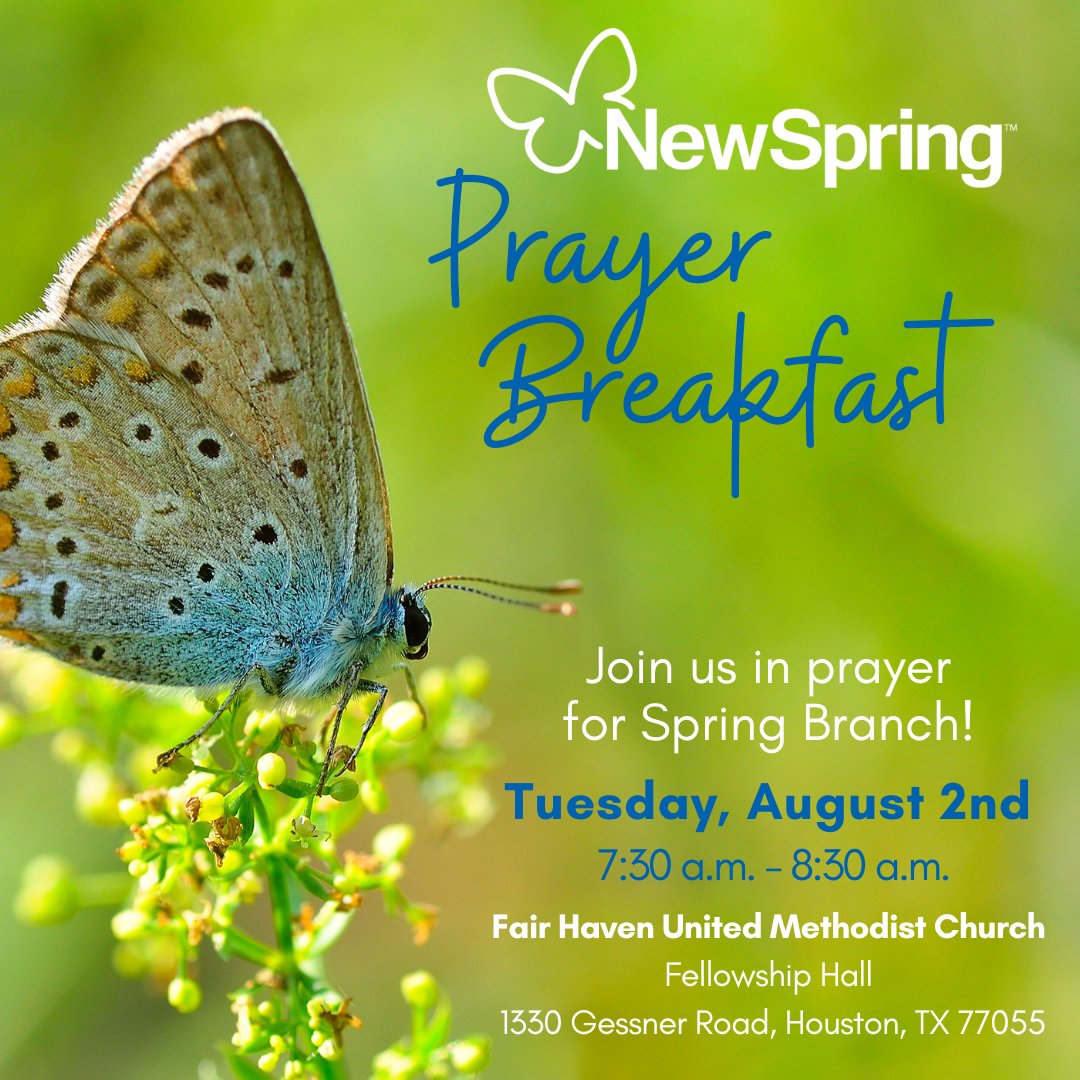 You're invited to begin next Tuesday, August 2nd, with prayer!
Make time in your day for breakfast and fellowship together in support of our community educators, non-profits, businesses, government workers, students and families. 
newspringcenter.org/prayer-breakfa…