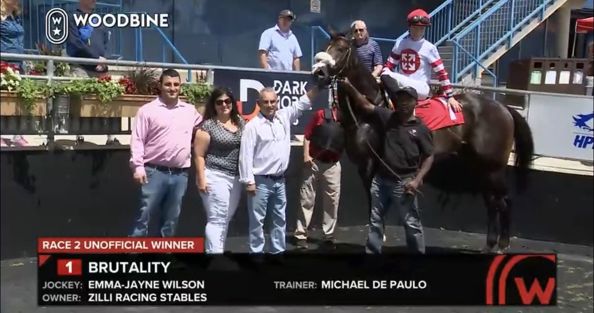 JustinCMP27's tweet image. Another win for @EJWilson81 at woodbine