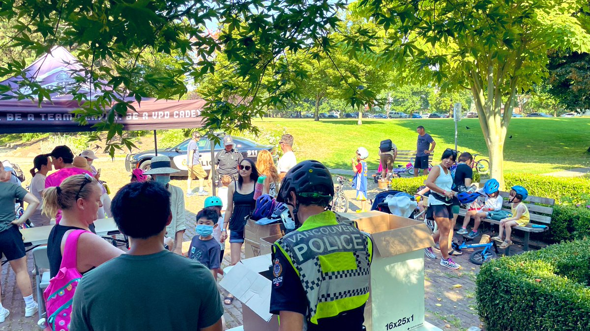Chris Birkett (@outonpatrolpres) on Twitter photo The first <a href="/VancouverPD/">Vancouver Police</a> #StrathconaBikeSmart program has started! The kids are currently getting their free #BikeSafety equipment courtesy of <a href="/VanPoliceFnd/">Vancouver Police Foundation</a>! Then <a href="/VPDBikes/">VPD Bikes</a> will teach them some skills, before <a href="/VPDTrafficUnit/">VPD Traffic Section</a> teach them about rules of the road. Gonna be a great day! The first <a href="/VancouverPD/">Vancouver Police</a> #StrathconaBikeSmart program has started! The kids are currently getting their free #BikeSafety equipment courtesy of <a href="/VanPoliceFnd/">Vancouver Police Foundation</a>! Then <a href="/VPDBikes/">VPD Bikes</a> will teach them some skills, before <a href="/VPDTrafficUnit/">VPD Traffic Section</a> teach them about rules of the road. Gonna be a great day!
