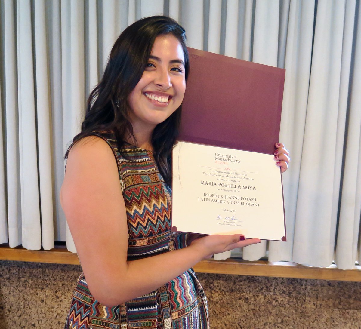 UMass Amherst Department of History tweet media