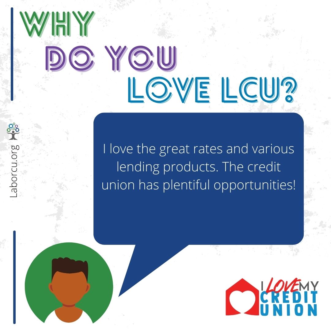 LaborCreditU's tweet photo. We want to share some of the reasons our members and staff love their Labor Credit Union!
PS. We love you too
#ilovemycreditunion #theCUdifference #LaborCu https://t.co/VVeHeIFsgt