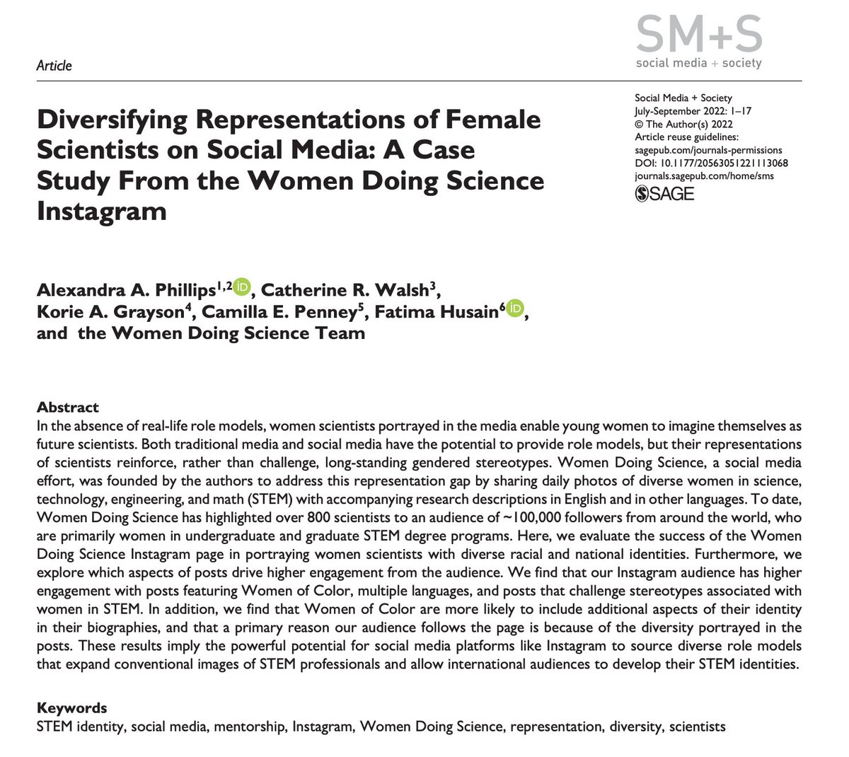 Dr Alexandra A Phillips tweet media