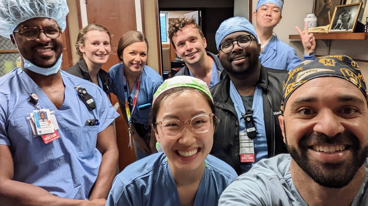 We were ranked the #1 anesthesiology training program in the U.S. by reputation on Doximity! We're grateful for our dedicated staff who work tirelessly to support resident growth & our extraordinary residents for their relentless commitment to education. 📷a few of our residents