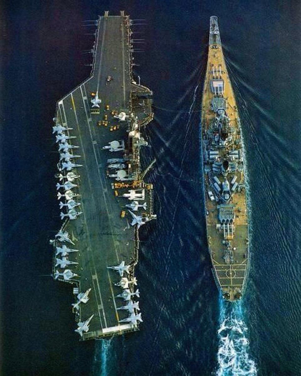 USSMidwayMuseum's tweet photo. Reliving the good old days! ⚓ 
Can you guess the name of the ships and the aircraft on the carrier? 💭 

#repost https://t.co/Z0bsEyk8Ng