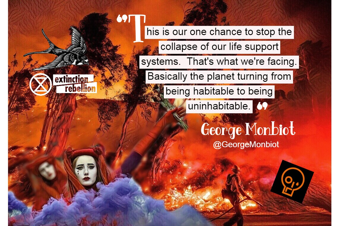 CodeRedEarth's tweet photo. This isn't an issue.
It's the "whole bloody thing" @RogerHallamCS21 
#DisruptionPlusNumbers 
Are we moving to "A Great Awakening"? 
Is humankind moving towards the greatest mass movement in our history?
It has begun - both #ClimateBreakdown and the movement.  Prepare your heart. https://t.co/wqjm92hBUY
