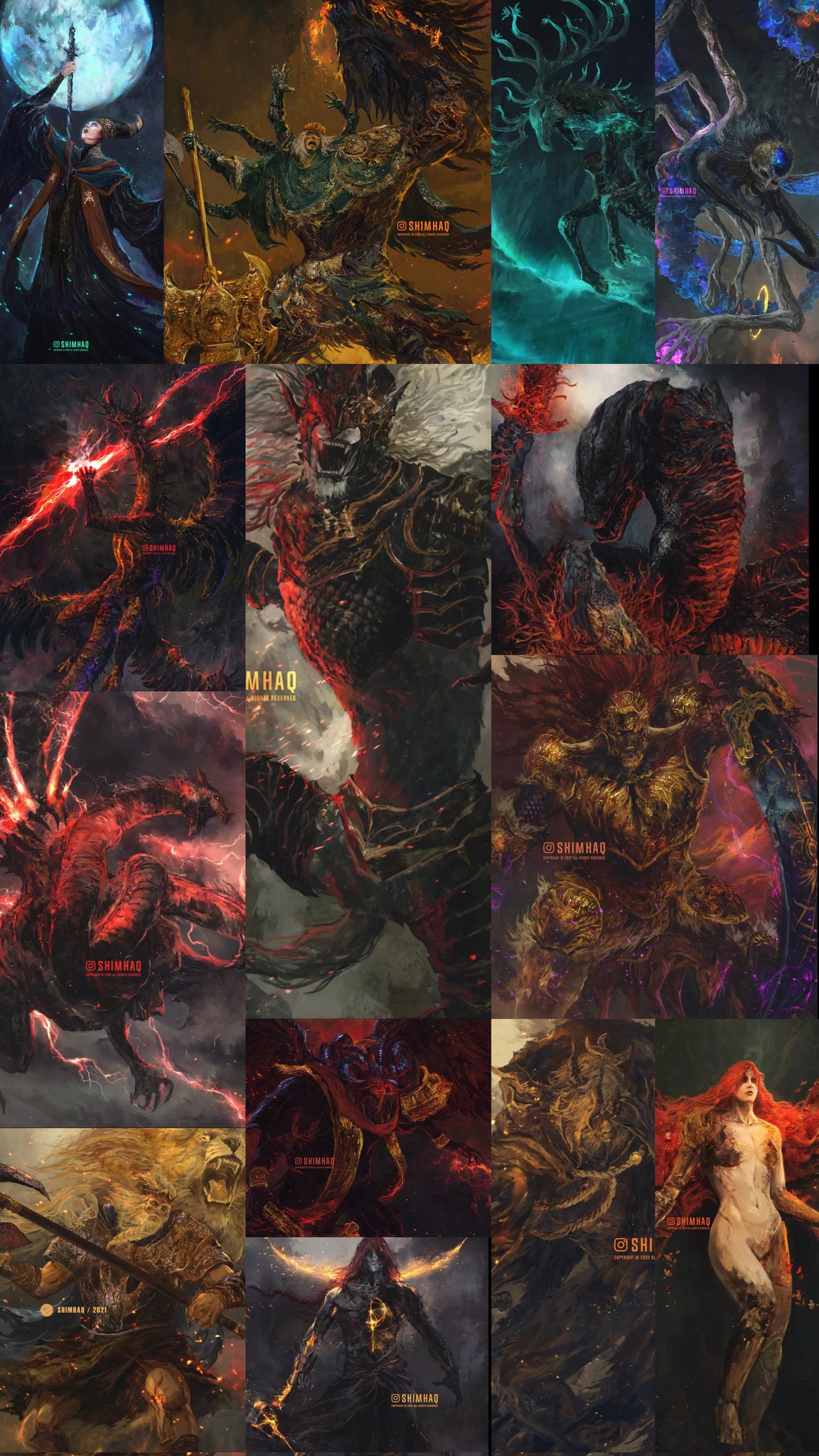 Shimhaq on X: &ldquo;Elden Ring remembrance boss roster almost complete 