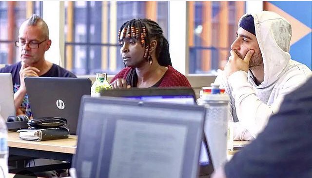 AdannaOji's tweet photo. Opportunities like this are rare-I’m so pleased we were able to be part of history 🥳Thank you @newdiorama for working so hard to make this happen &amp;for sewing the seeds of REAL change. Special shout out to Nina &amp; Jonas for your constant support! #ndtbroadgate #blueprint4thebrave https://t.co/bk6KMXOiCU