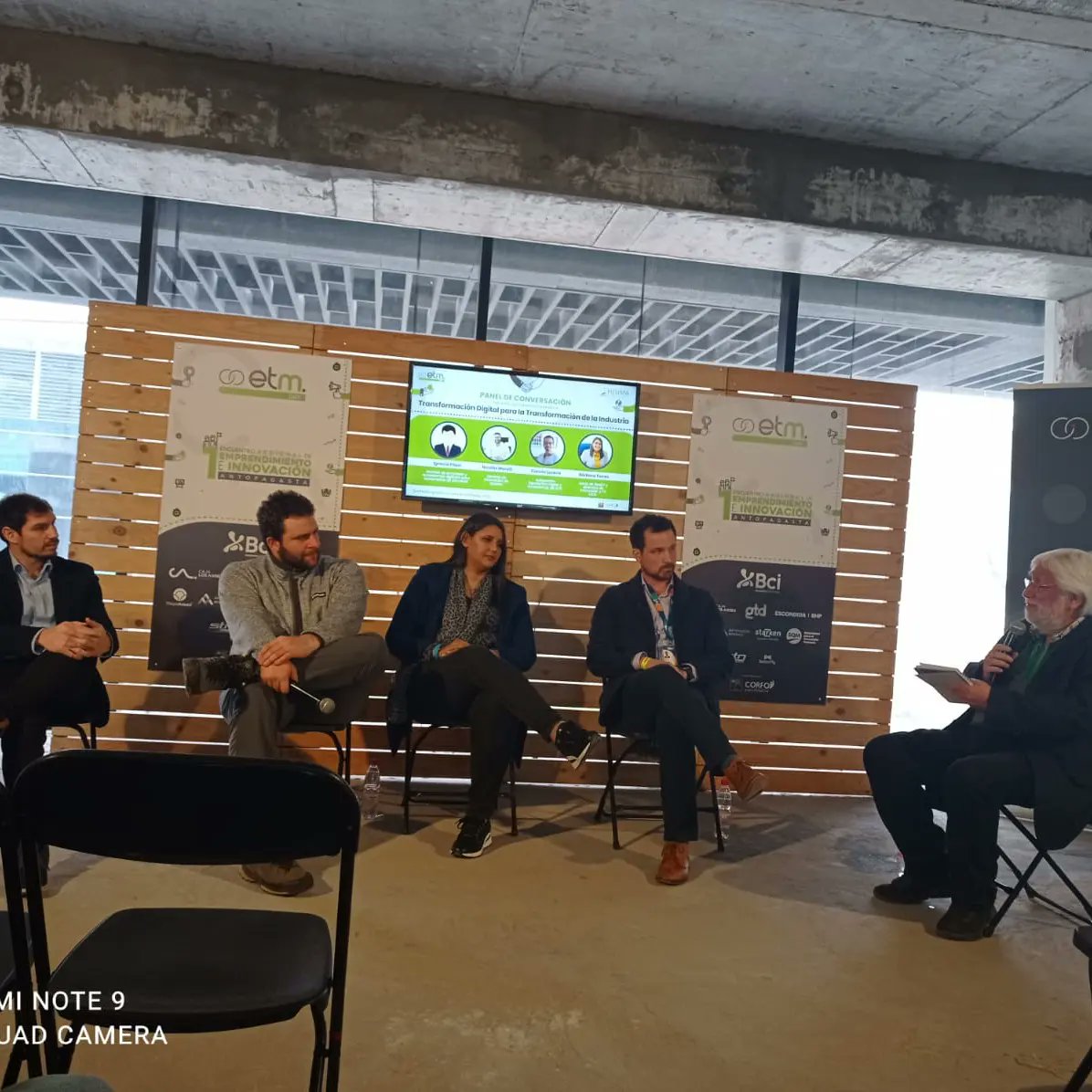 heumaingenieria's tweet photo. Ya comenzó‼️ Panel "Transformación digital para la transformación de la industrial regional" moderado por Marcos Crutchik y con la participación de @starkencl #MicrosoftChile #Gtd y @barbtorres306 de la DITT UCN https://t.co/XoOFVWYaRX