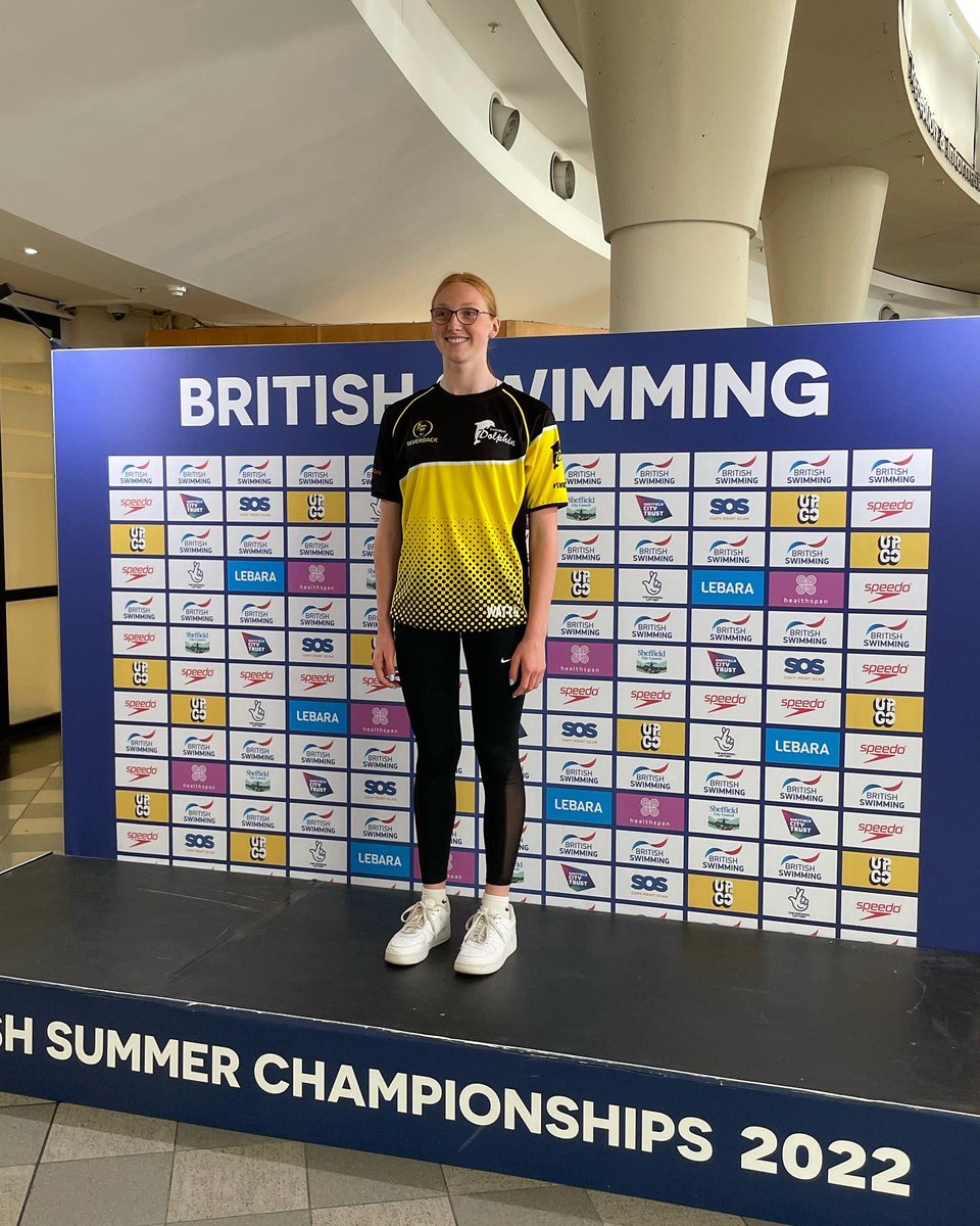 SarahWatts36's tweet photo. @britishswimming what a day for my big fish yesterday! First experience of British championships and she handled it with ease…. Appeared totally calm on the outside, silently nervous on the inside! She smashed it. PB in 100m Fly - so proud of you Megan 🐬 such an achievement 🤩 https://t.co/dirLJkQKuK