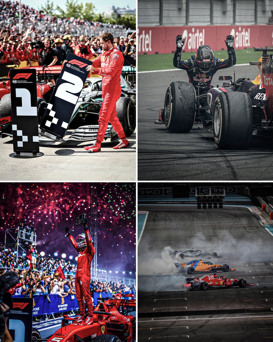 ESPNF1's tweet image. Vettel helped give us some of the most iconic photos in F1 history 📸