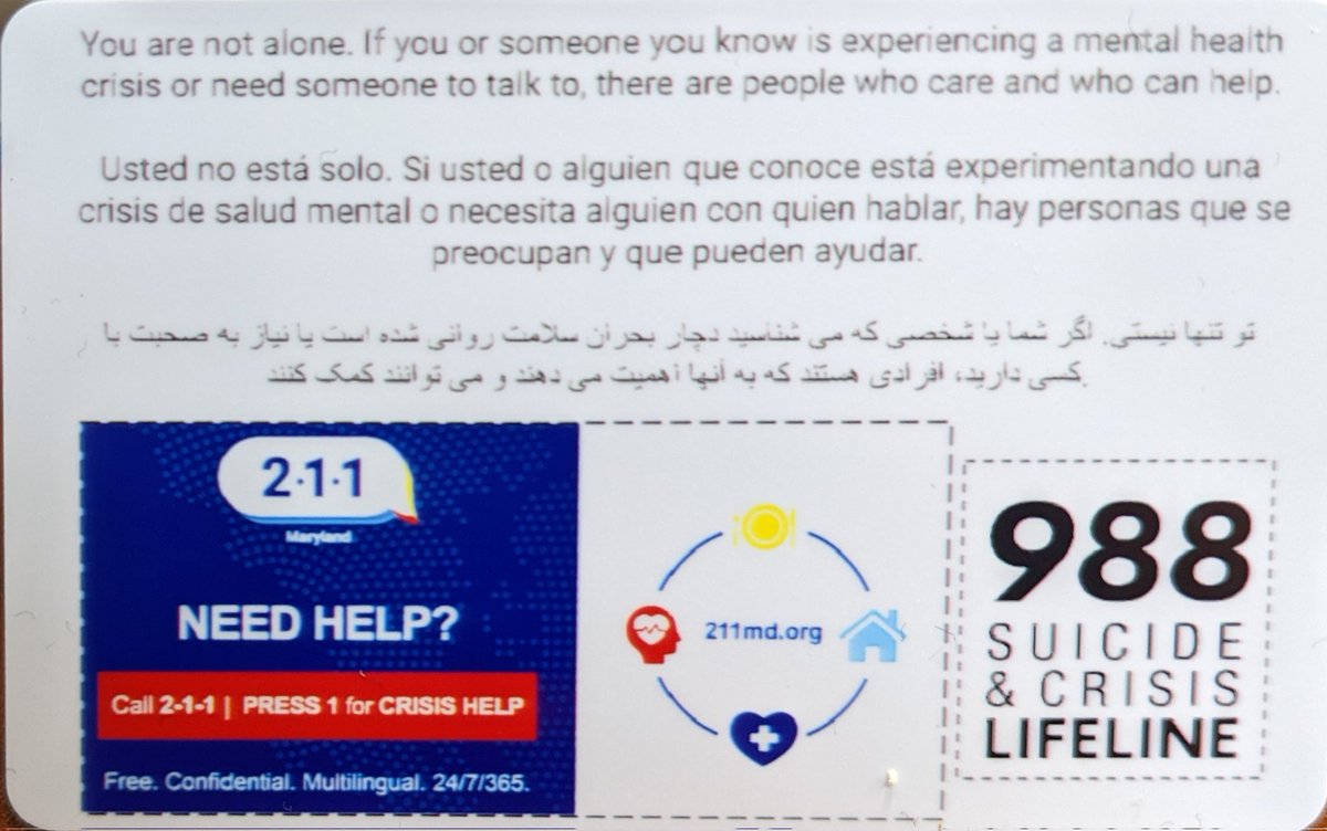 IHS at Langley Park (@ihsatlp) on Twitter photo The back of our student ID badges will have these important messages.
All students (and people) need to know they are never alone.
<a href="/Gilliard_PE/">Christine Gilliard-Arthur, NBCT</a> <a href="/DrHumphrey5/">Dr. Humphrey</a> <a href="/MrShulmanPGCPS/">Mr. Shulman</a> <a href="/pgcps/">PGCPS</a> The back of our student ID badges will have these important messages.
All students (and people) need to know they are never alone.
<a href="/Gilliard_PE/">Christine Gilliard-Arthur, NBCT</a> <a href="/DrHumphrey5/">Dr. Humphrey</a> <a href="/MrShulmanPGCPS/">Mr. Shulman</a> <a href="/pgcps/">PGCPS</a>