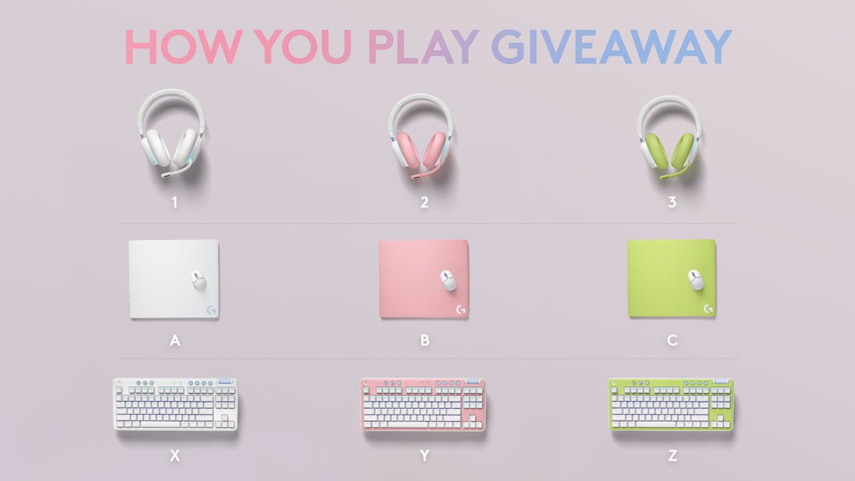 ✨Aurora Collection GIVEAWAY ✨ 

To enter:
🌿 Retweet and follow <a href="/LogitechG/">Logitech G</a>
☁️ Register through the link below
🌸 Reply with #LogitechGAuroraGiveaway and tell us how you play for fun