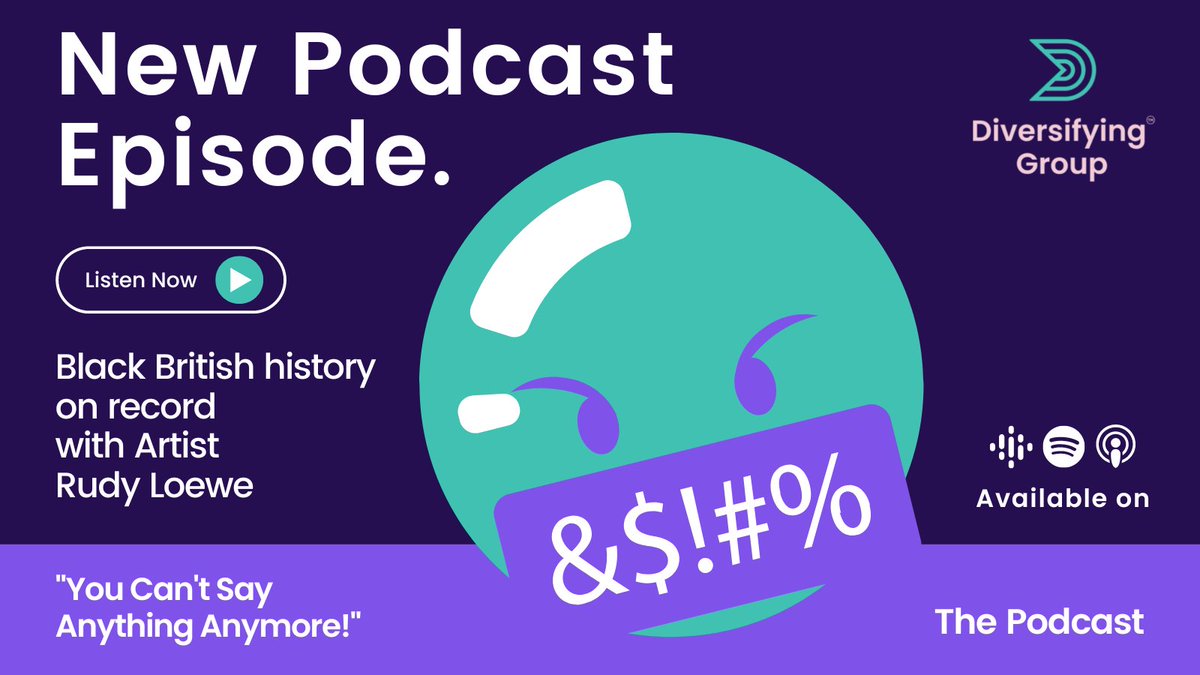 Diversifying Group (@diversifyinggrp) on Twitter photo NEW EPISODE! We sit down with Artist <a href="/RudyLoewe/">Rudy Loewe</a> on how they explore black, queer and trans histories through painting, drawing and text.
Listen on Spotify & Apple podcasts.
spoti.fi/3zjUZco
#Podcast #NewEpisode #BlackHistory #BlackArtists #BlackExcellence NEW EPISODE! We sit down with Artist <a href="/RudyLoewe/">Rudy Loewe</a> on how they explore black, queer and trans histories through painting, drawing and text.
Listen on Spotify & Apple podcasts.
spoti.fi/3zjUZco
#Podcast #NewEpisode #BlackHistory #BlackArtists #BlackExcellence