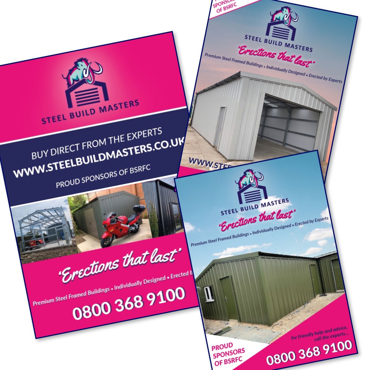 We are proud to be sponsoring <a href="/BSRUGBY/">BSRFC</a> in their 2022/23 season shortly.

Make sure you look out for our shiny new ads and get in touch with us so we can make your steel construction dreams become a reality!!

📞 0800 3689100 📨  sales@steelbuildmasters.co.uk