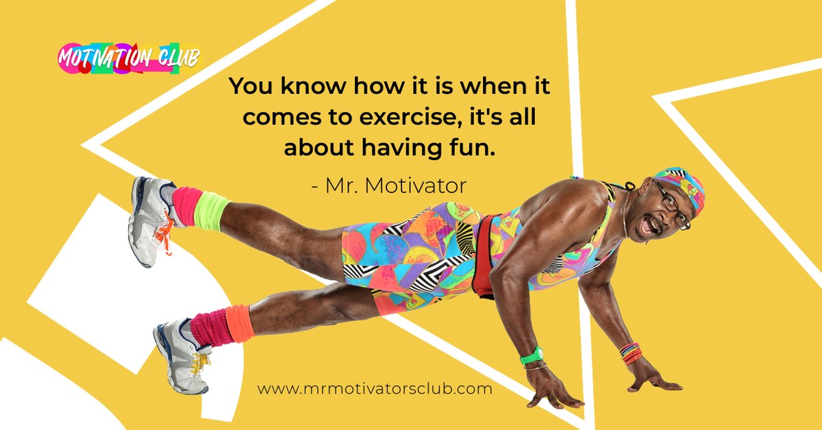 Just start moving and have fun. Most of our health problems occur because we don't move enough. It's not too late, you can still make a change. Say Yeah! mrmotivatorsclub.com #motivationclub #fitness #mentalhealth #physicalhealth #motivation #lifelessons #healthy #workouttips