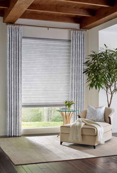 Update your space with custom drapery side panels &amp; decorative pillows. The Hunter Douglas Design Studio™ Collection features coordinating #fabrics for #shades, #draperies, &amp; #pillows. <a href="/LaurasDrapery/">Laura's Draperies, Bedspreads & More</a> Learn more at  laurasdraperiesct.com/hunter-douglas…

#homedecor #Connecticut #interiordesign