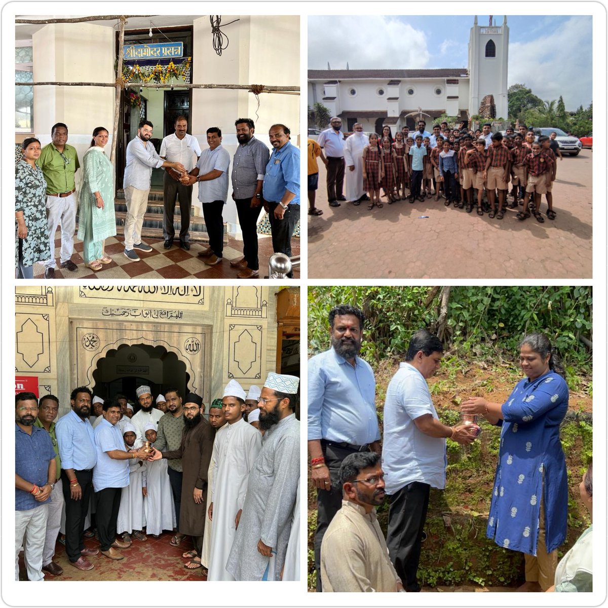 DajiSalkar's tweet photo. Had a #SoilCollection drive for the New Sansad Bhavan at #NewDelhi from  all holy places in Vasco and thereafter the #BhoomiPoojan of Goan soil collected from all parts of Goa.
#newparliamentbuilding
@rupesh_palyekar @BJP4_Vasco @BJP4Goa https://t.co/b2EuQ36W88