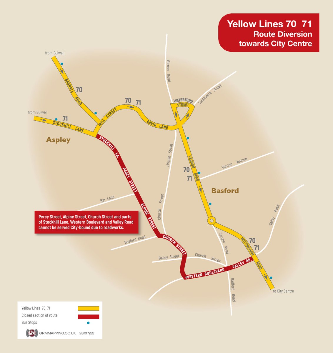 Nottingham City Transport on Twitter "From tomorrow until Friday 26th