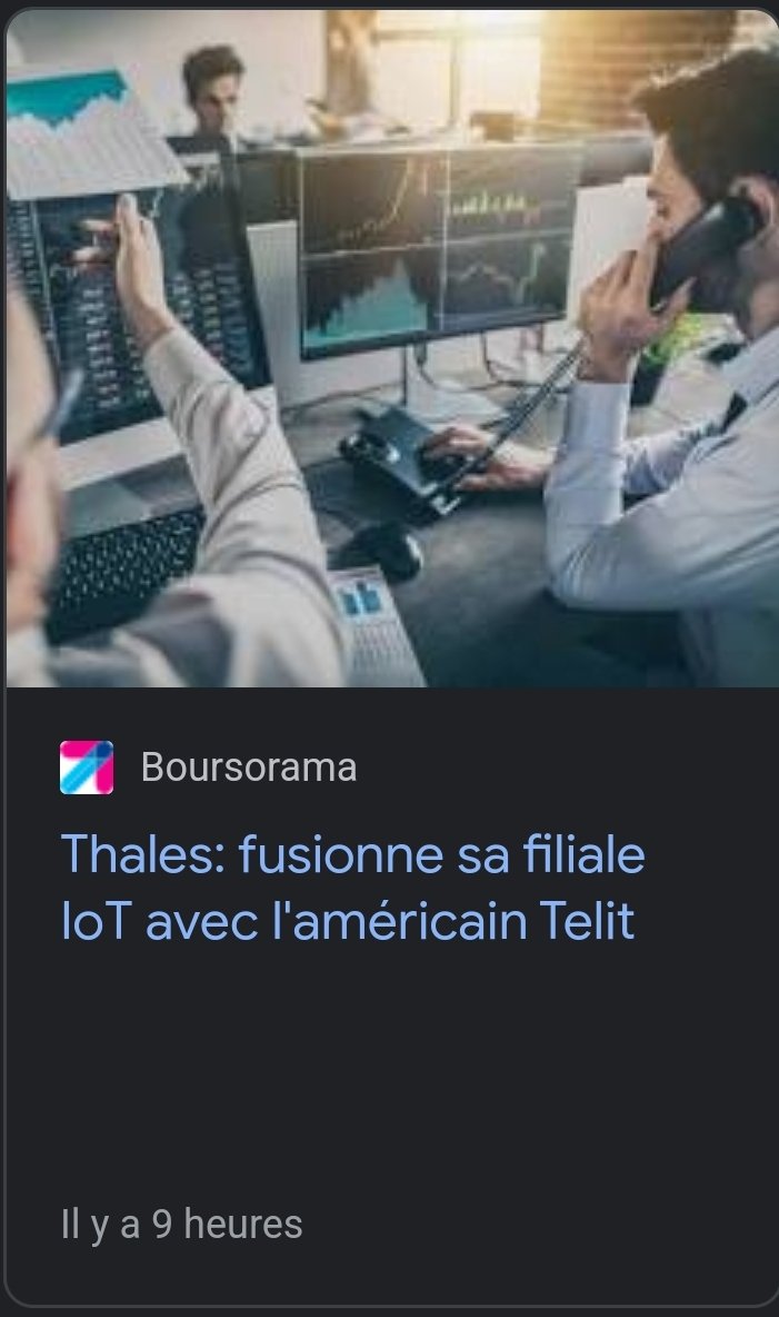 SouveraineTech's tweet photo. On ne mesure pas à quel point la titraille d'un article peut orienter les esprits. En doutez-vous ?
#Thales / #Telit https://t.co/vwcOYFohd8