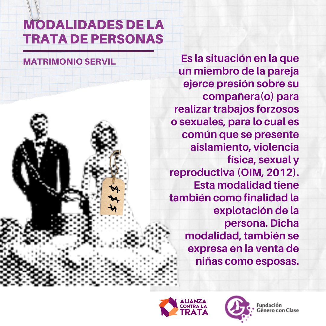 generoconclase's tweet photo. 📌Es recurrente el empleo de técnicas de engaño, manipulación y fraude, que ofrecen solución a problemas económicos y de desarrollo, para la incorporación de las víctimas en las #RedesDeTrata.
➡️Podemos #sumarnos a la #AlianzaContraLaTrata informando, compartiendo y previniendo https://t.co/gKbU9ezHV0