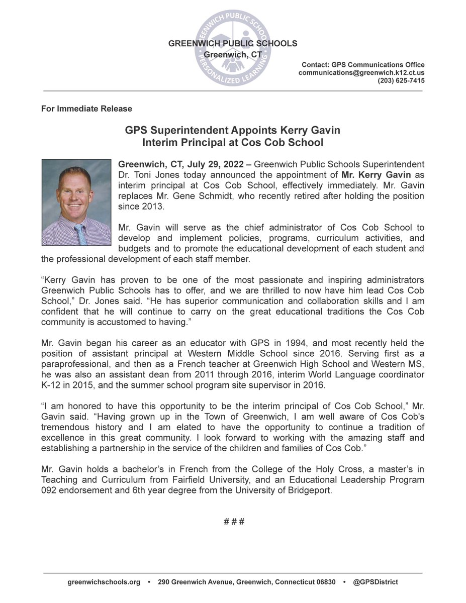 Greenwich Public Schools (aka Ms. Pia Ledina) tweet media