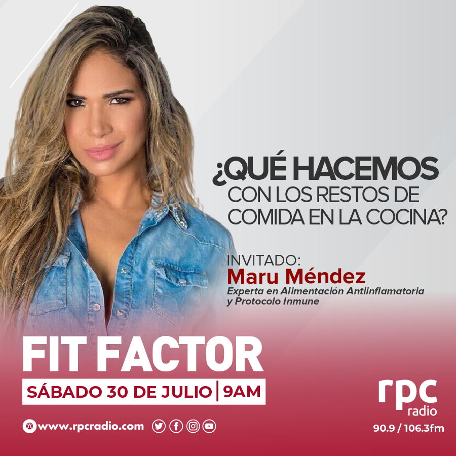 rpc_radio's tweet photo. ¿Qué hacemos con los restos de comida en la cocina?

Mañana en @FitFactorPty  estará Mandy Sealey  con la invitada Maru Méndez. 

Sintoniza los 90.9 o 106.3 FM o por https://t.co/lHiJIUwX45 

#RPCRadio #Pty https://t.co/ynTMHAztkx