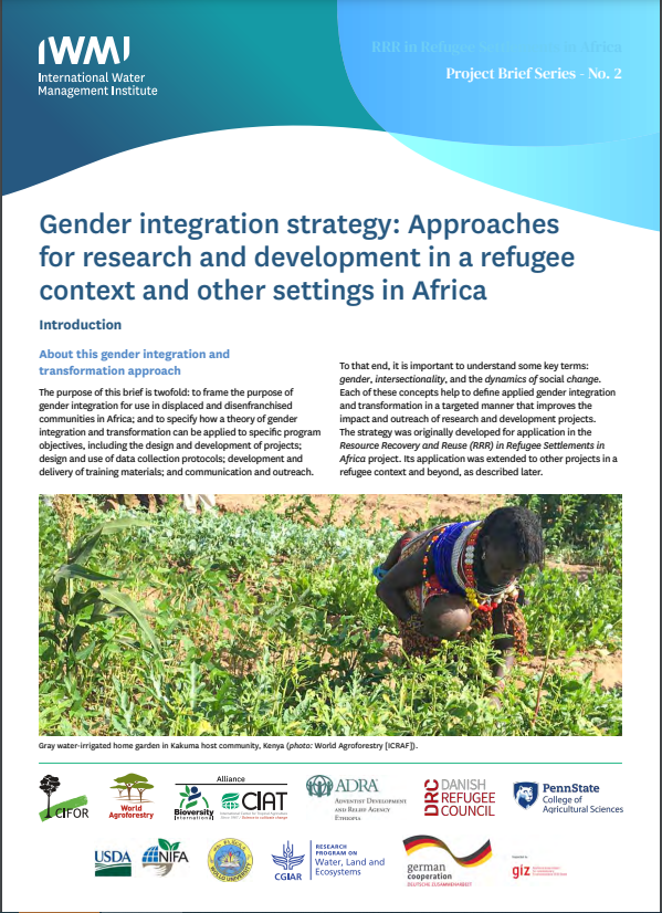 TheLandAlliance's tweet photo. 📚 #Publication | Gender integration strategy: Approaches for research &amp; development in a #refugee context and other settings in #Africa

Download the full brief here:↪️ https://t.co/z1Rm7vZSiC

@WLE_CGIAR @BiovIntCIAT_eng @ADRAIntl @DRC_ngo @PennState @USDA @USDA_NIFA @giz_gmbh https://t.co/ZKodWmsvn6