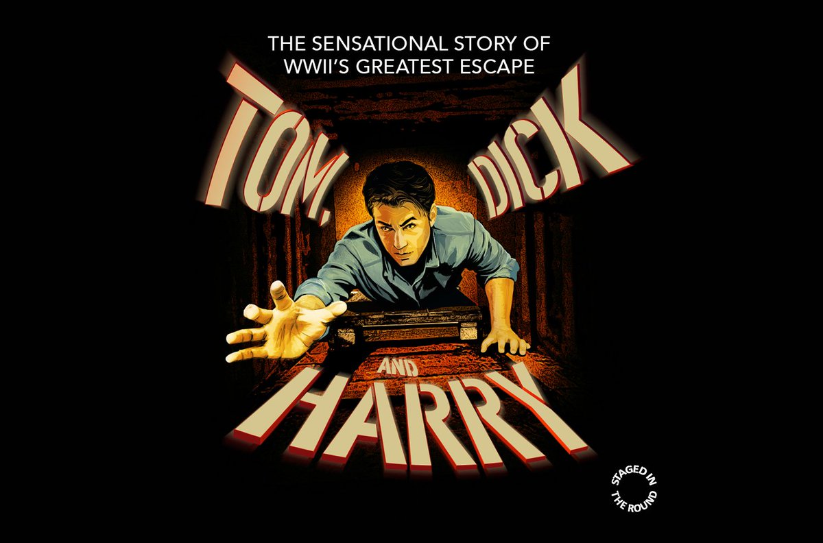 Last night I saw the fab <a href="/tomdickharryuk/">Tom Dick and Harry</a> - play based on The Great Escape, both hilarious, fun and adrenaline-fueled in turn (and featuring the bloody brilliant <a href="/David_Fairs_W/">David Fairs</a> ) Also my first time at <a href="/Yourallypally/">Alexandra Palace</a> - what a theatre! Go see